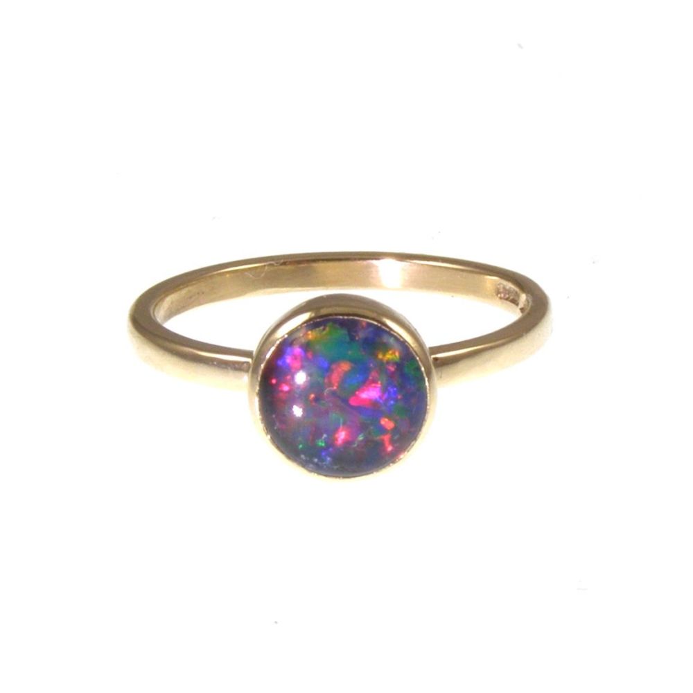 opal triplet ring