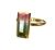  18 carat gold Bi colour tourmaline ring  