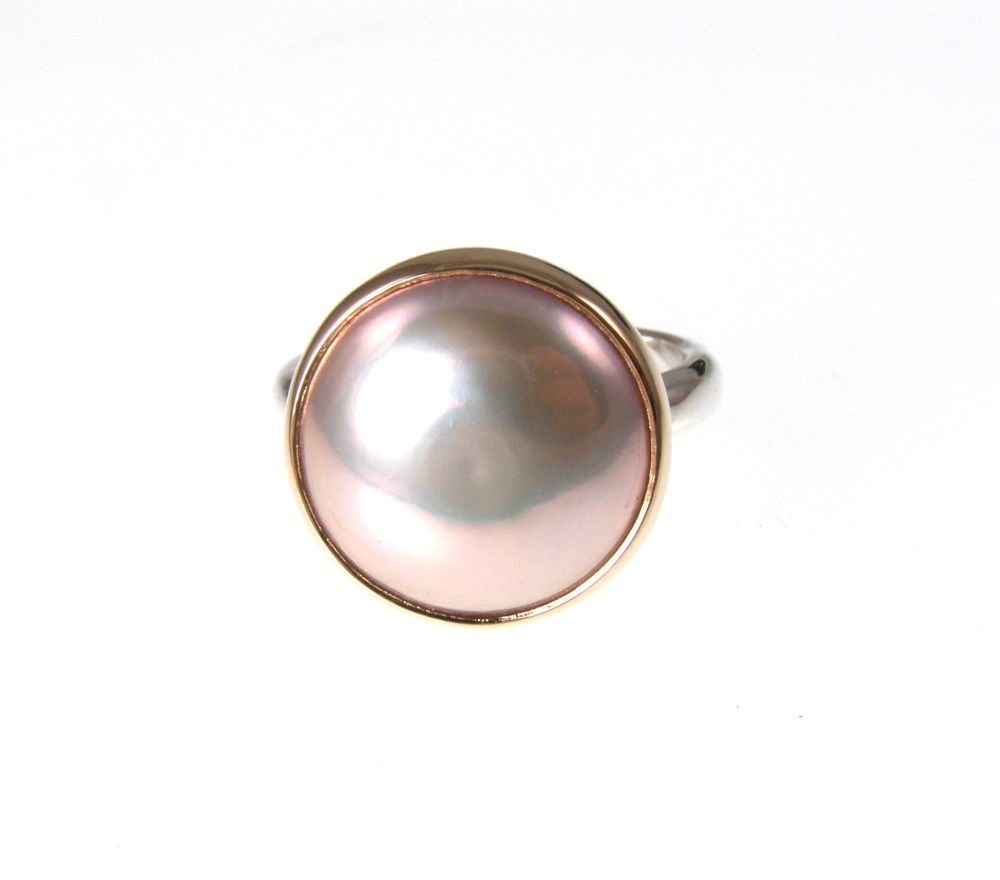 Pinky Pearl Dress Ring