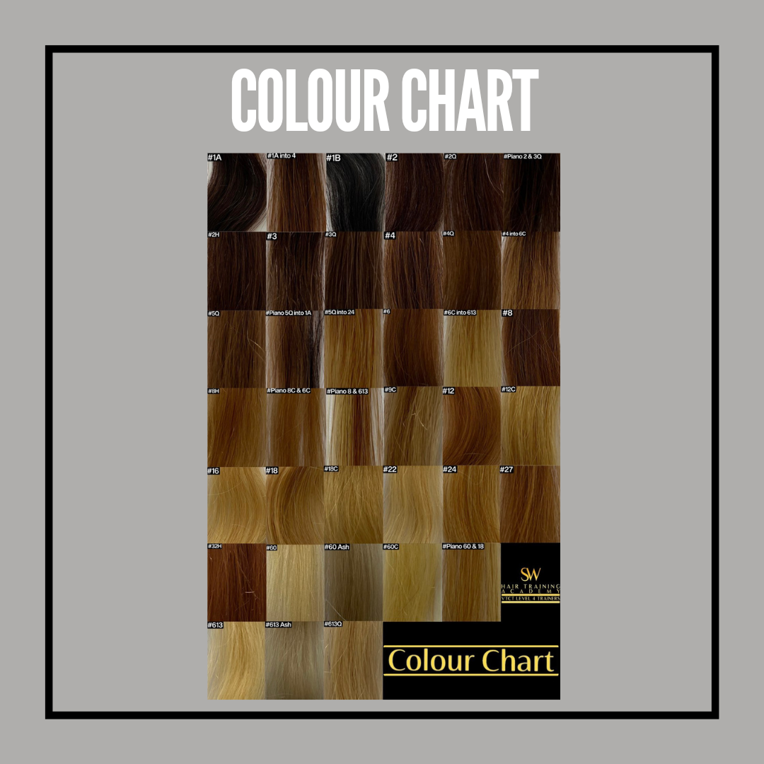 Sw Hair colour chart NEW AND NUMERICAL ORDER