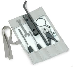 Tool Kit in Smooth Grey Canvas.   SCHTOOLKITSGY