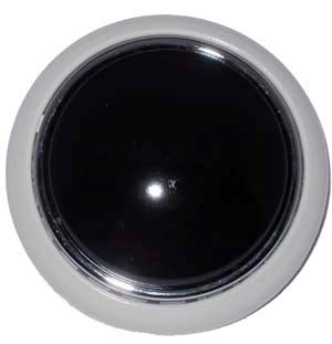 Steering Wheel Horn Push, Grey with Black Centre 55-67. 211-415-669GBK
