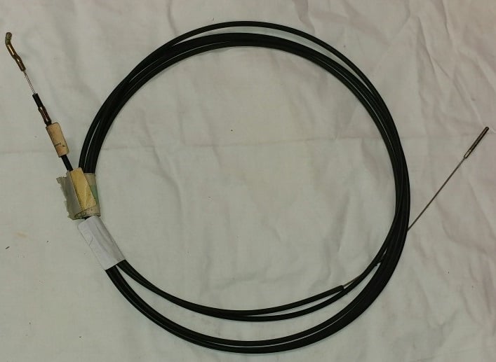 Heater cable - 1700cc Left Side, LHD 8/71-7/72 (4100 mm) 211-711-629L