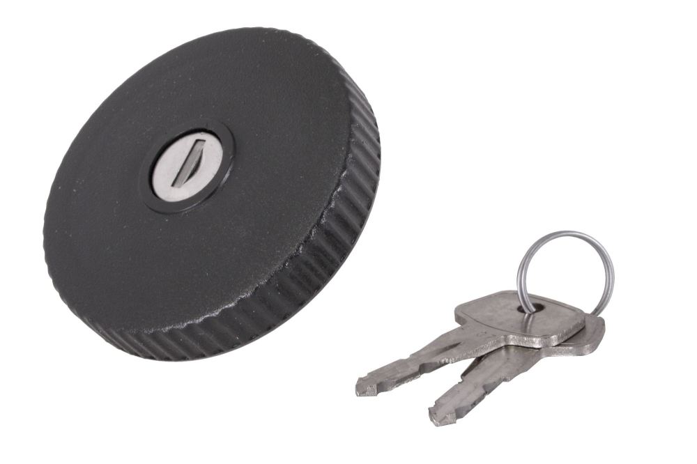 Fuel Cap Locking, Black Plastic 71-73 Bay Window.   867-201-551