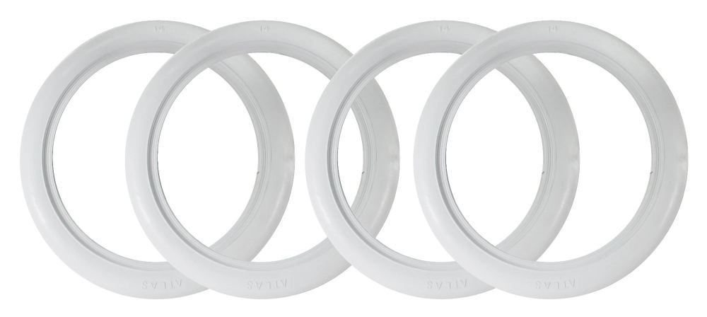 14" Whitewall Tyre Trims Set of 4.   AC698002