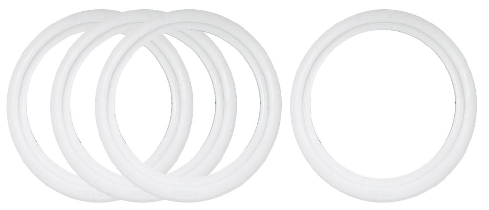 15" Whitewall Tyre Trims, Set of 4.   AC698001