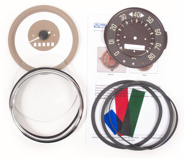 Speedometer Repair Kit 63-67, 80mph.   211-957-005