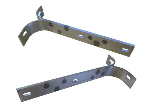 Barndoor Front Bumper Bracket, Pair 50-55. 211-707-135P