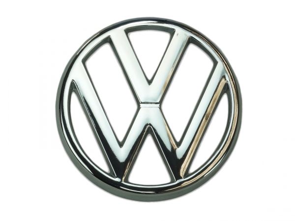 Front Badge Genuine VW 95mm 80-85.   321-853-601