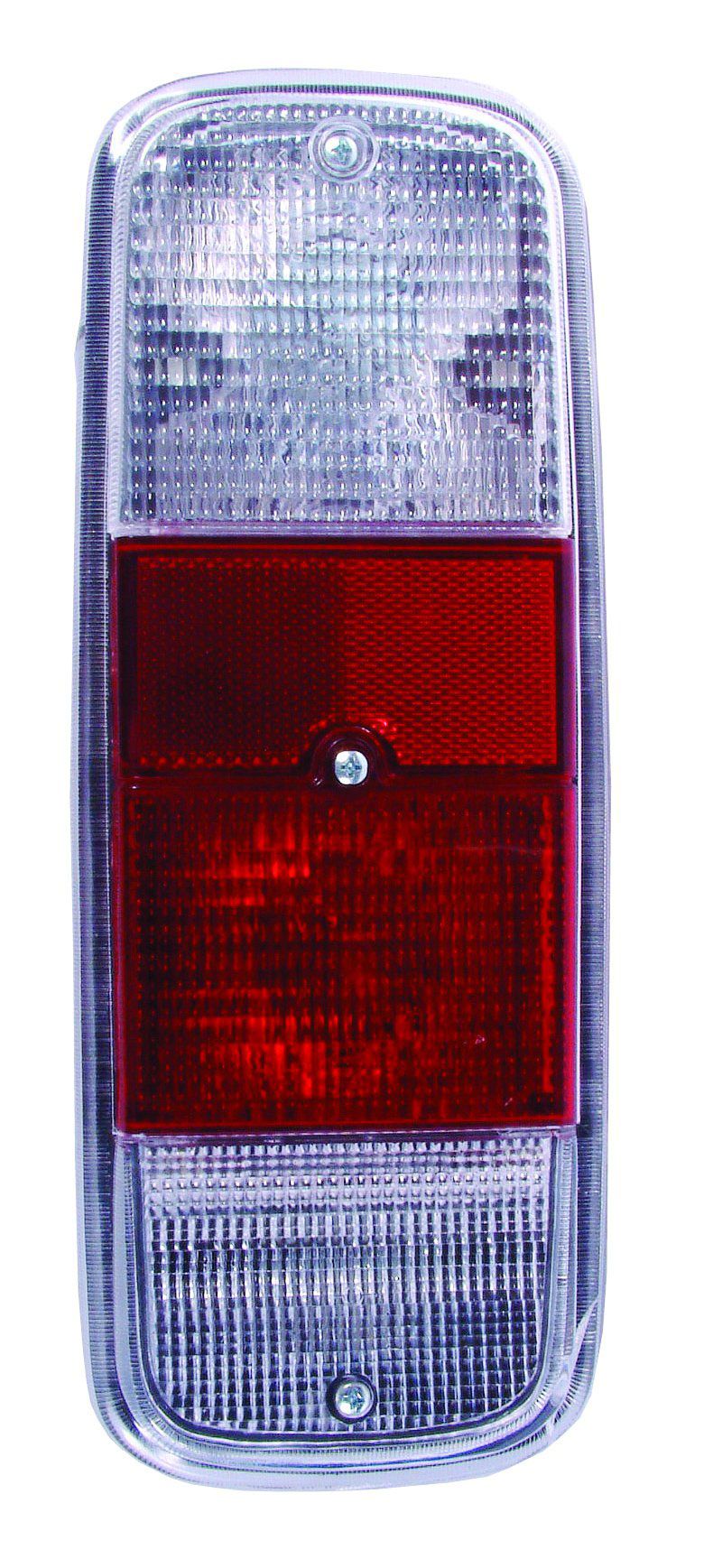 Rear Light Lens Clear, Red & Clear 72-79.   211-945-241CRC