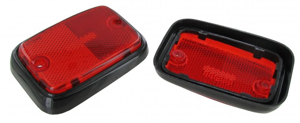 Rear Side Marker Lens Red & Black 70-79.   211-945-363B