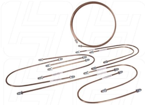 Copper Brake Pipe Kit LHD w/Servo 70-79. 211-698-502C