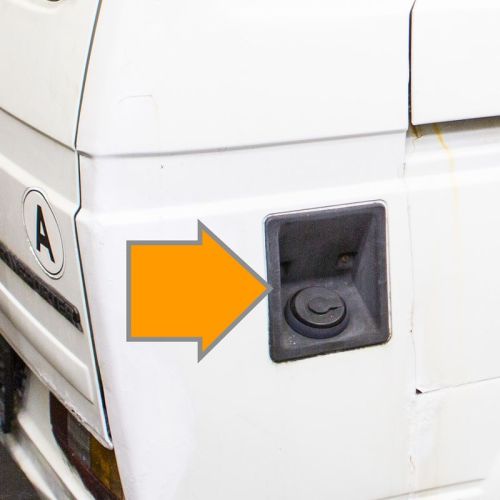 T25 Plastic Fuel Filler Housing, SYNCRO. 251-809-933