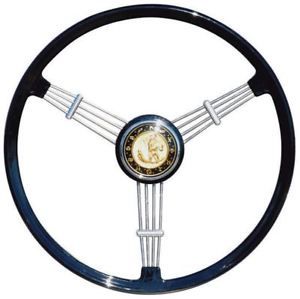 Banjo Steering Wheel, Black w/Boss, Top Quality 55-67.   AC400I235A
