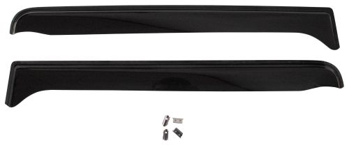 Smoked in Channel Wind Deflectors, 80-91, Pair. AC8539756