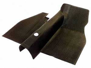 Floor Mat, Front, Black, over-the-tunnel type, 73-79 Beetle.   113-863-703T