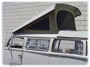 Westfalia Roof Canvas, Tan (Front Hinged) 68-73.   231-070-705T