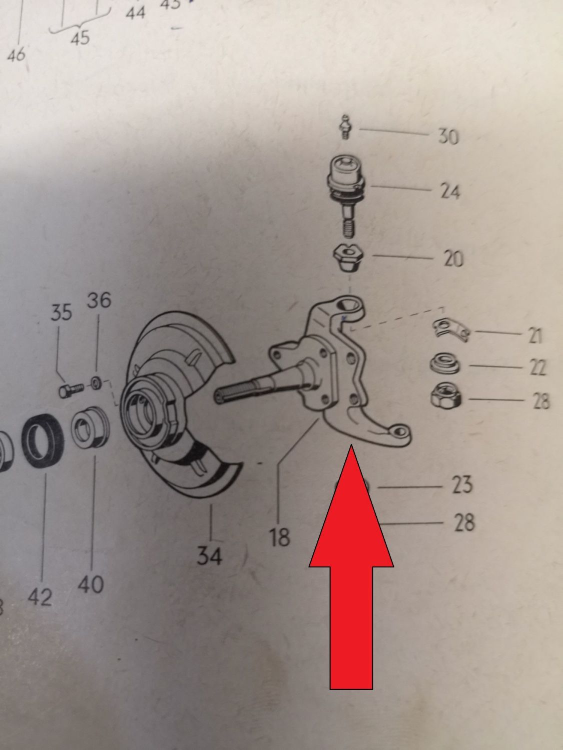 Front Spindle Steering Knuckle, Right 7379. 211405312F