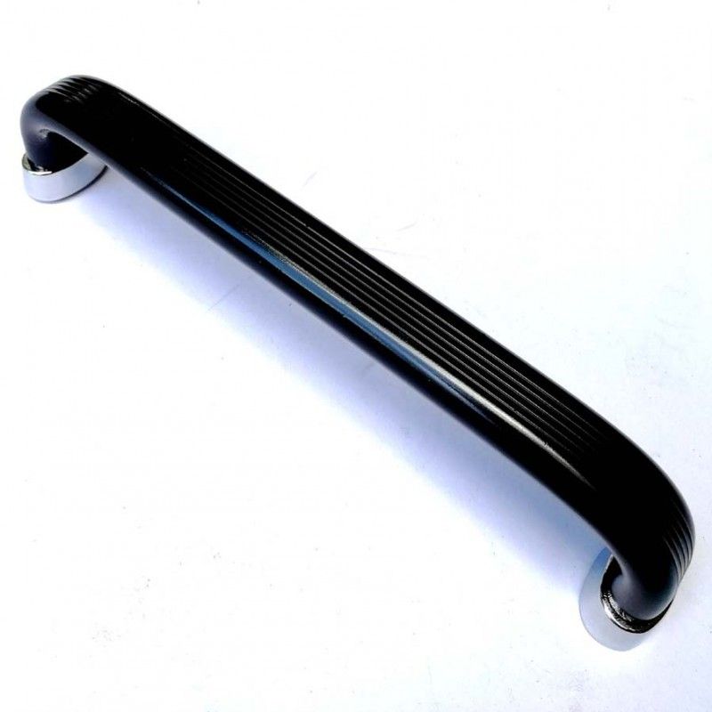 Dashboard Grab Handle, Black with Polished ends ->67.   211-857-641BC