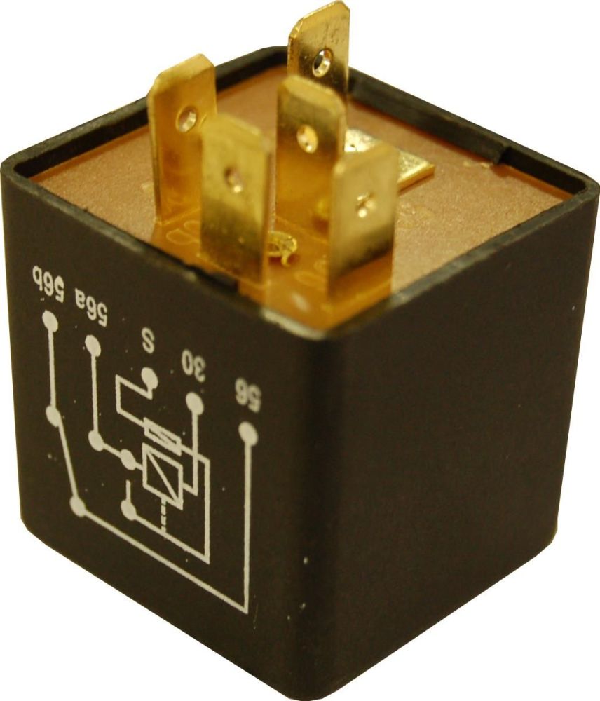 5-Pin Headlight Relay 12 Volt, GERMAN. 111-941-583ACG