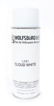 L581 Cloud White Spray Paint Aerosol Can.