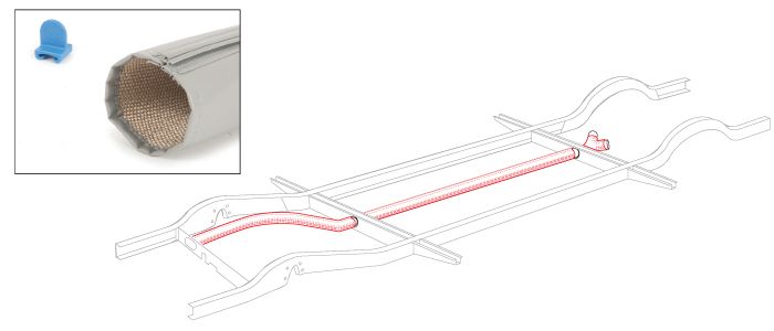 Heater Tube Insulation Wrap Kit 68-71.   211-255-900C