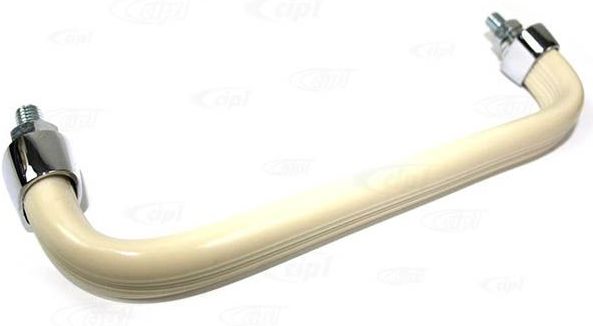 Dashboard Grab Handle, Ivory with Polished ends (Brazilian buses only).   211-857-641DD