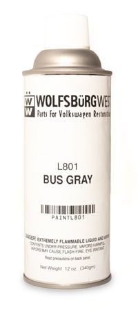L801 Bus Grey Spray Paint Aerosol Can.