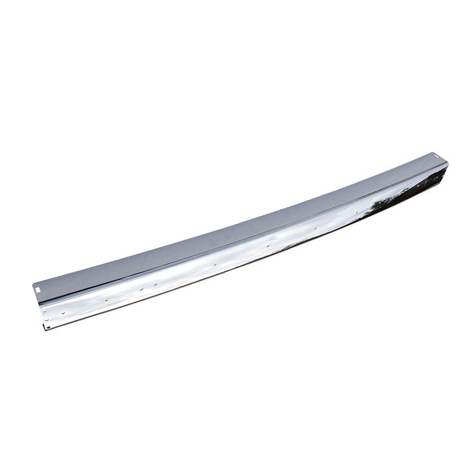 Rear Bumper, Chrome with Moulding Strip Holes 80-91. HEAVY DUTY.   255-807-