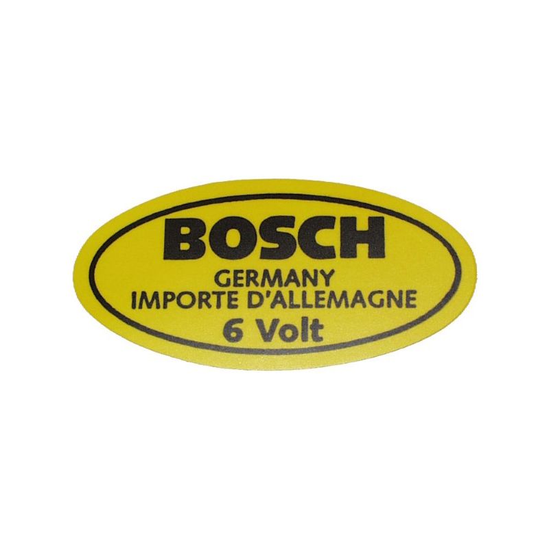 6 Volt Bosch Sticker - AC853951