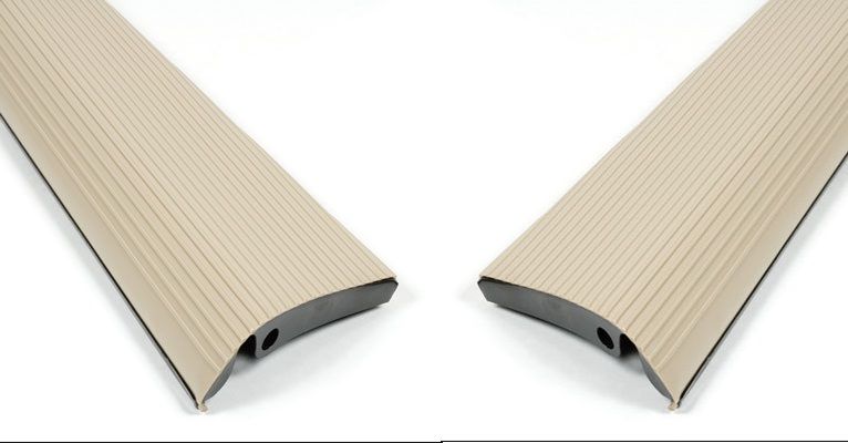 Running Boards with Tan Mat 52-79 Beetle, Pair.   111-821-507TN   & 111-827