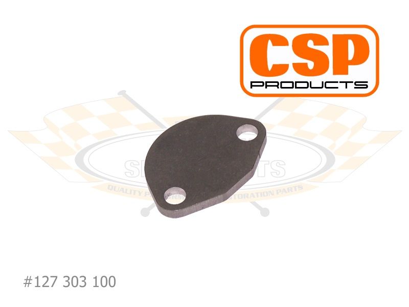 CSP Fuel Pump Block off Plate, Stainless Steel.   AC127303