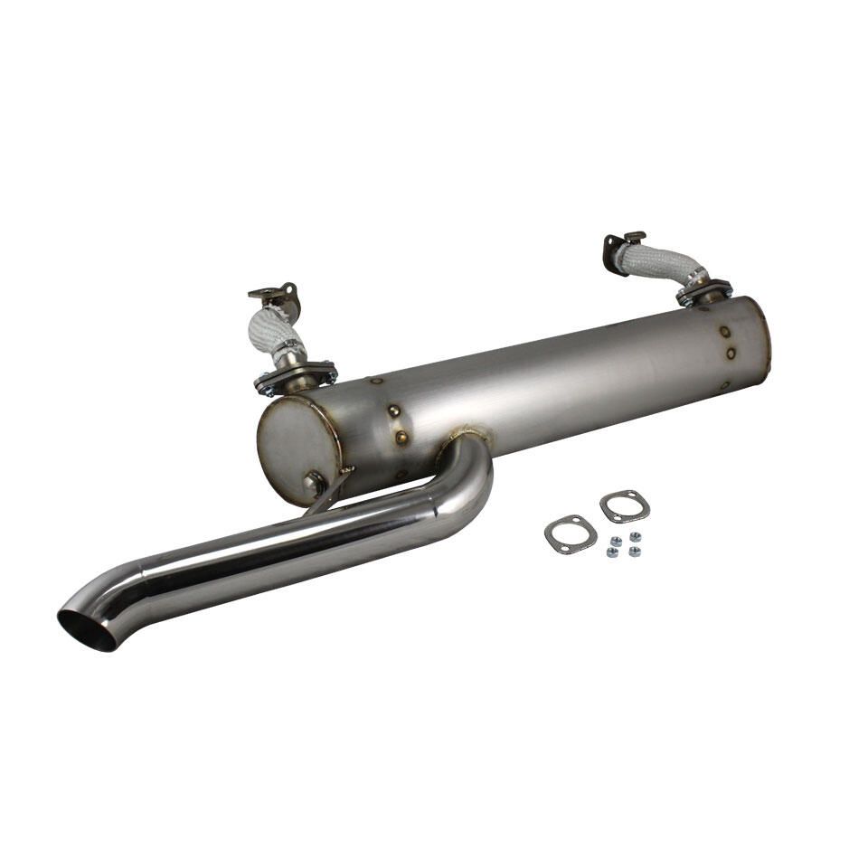 Vintage Speed Sports Exhaust with Heat Risers, Standard Tailpipe 68-79.   A