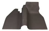Floor Mat, Front, Grey, over-the-tunnel type, 60-67 Beetle.   113-863-703AGY