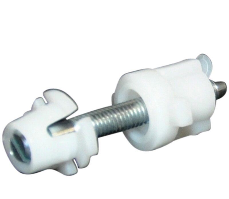 Headlight Adjuster Screw for the Small Square Headlight, Top Left 80-91.   