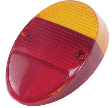 Rear Light Lens, Amber and Red 1200cc 61-73 Beetle.   111-945-241K