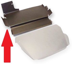 Bonnet Liner, Upper 1302/1303 Beetle.   133-863-507D