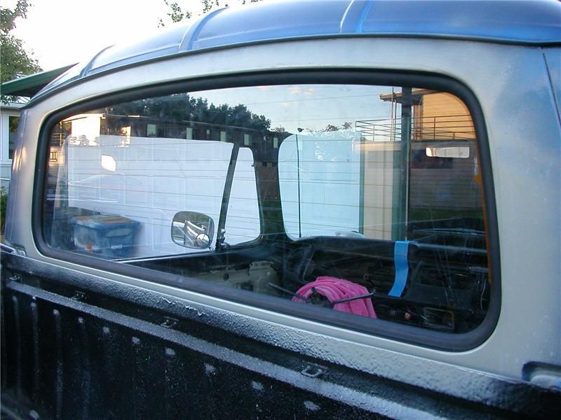 Rear Screen Glass, Pick-Up 68-79 BAY.      261-845-501D