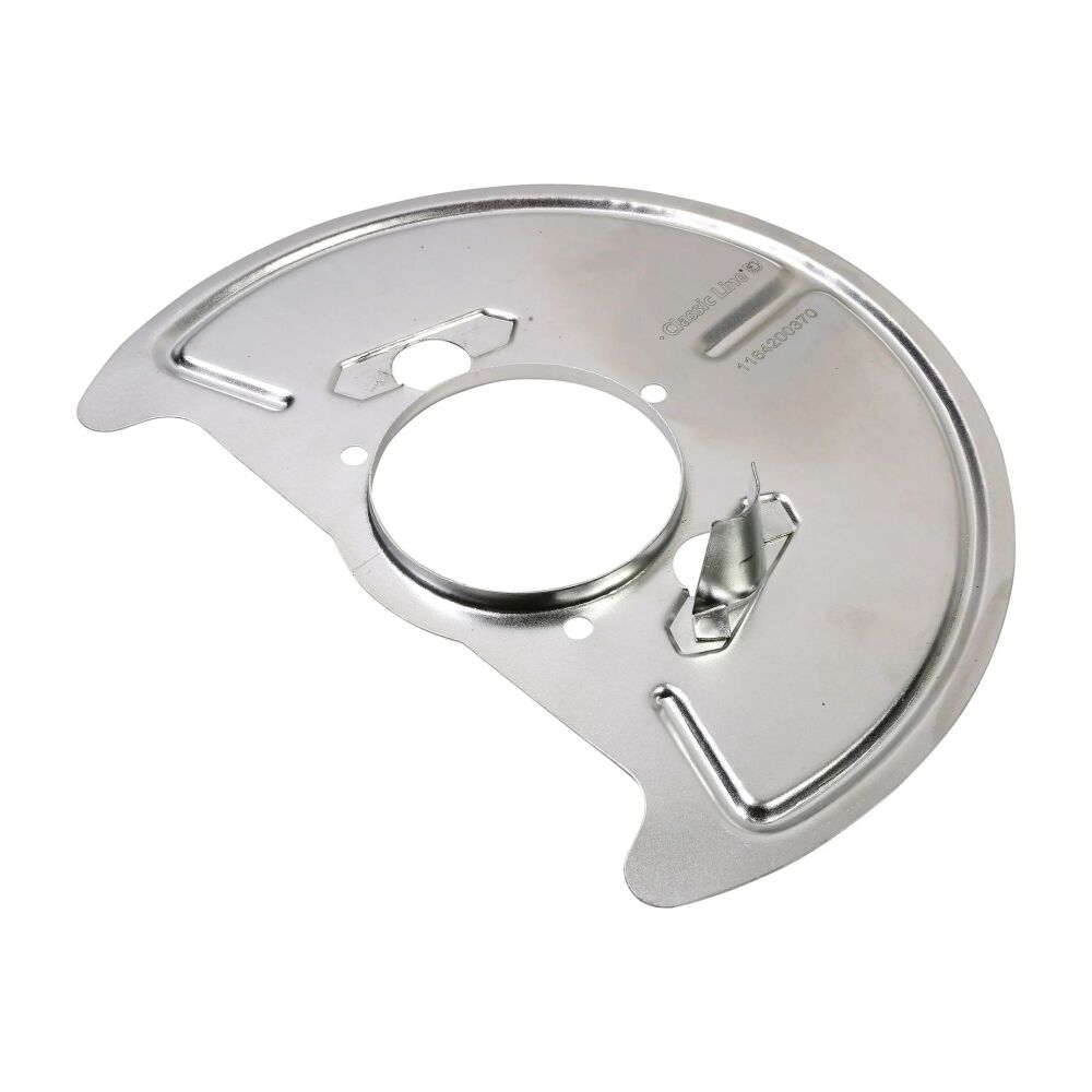 Front Disc Backing Plate, Left 7/86-92.    251-407-339A