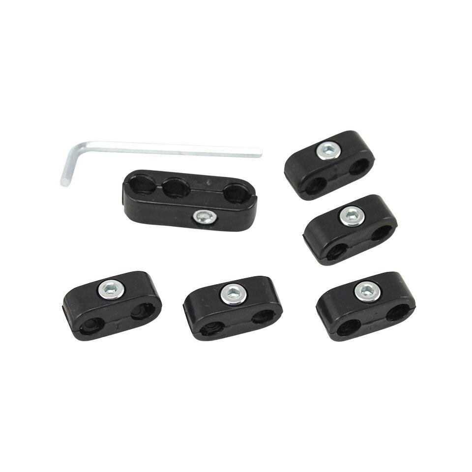 Plug Leads Wire Retainer Kit, Black, Type 1 Engines.    SCH2049