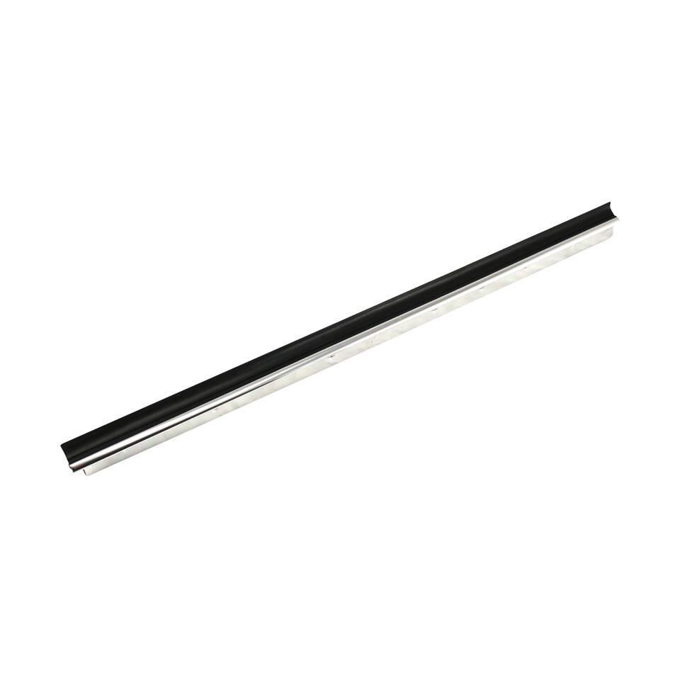Rear Quarter Window Outer Scraper Trim & Rubber, Left 66-79 Convertible Beetle.   151-847-345B