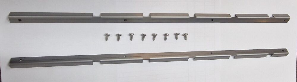 Sliding Window Catch Strips Splitscreen MILD STEEL.   211-837-813A