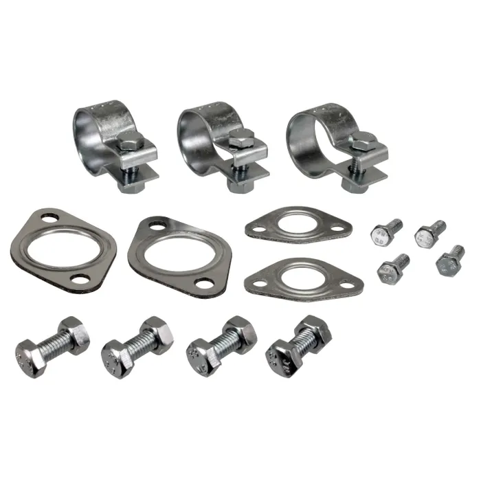 Exhaust Silencer Fitting Kit 25/30HP Beetle 1950-1955 & Bus 1950-1959.    211-298-001
