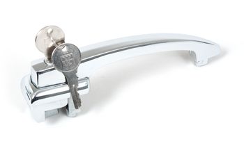 Cab Door Handle, Locking 64-66 US Beetle.   113-837-205F