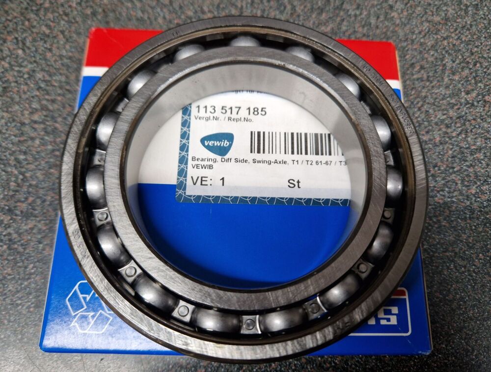 Gearbox Differential Bearing Swing Axle Beetle / Bus 1960 Onwards 113-517-185