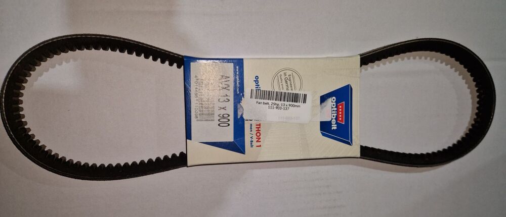 25 HP Fan Belt 13x900.   111-903-137