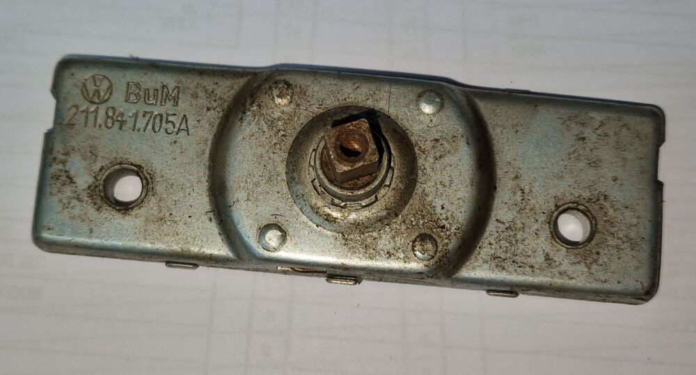 Side Cargo Door Inner Mechanism, Genuine VW NOS 55-62.   211-841-705A