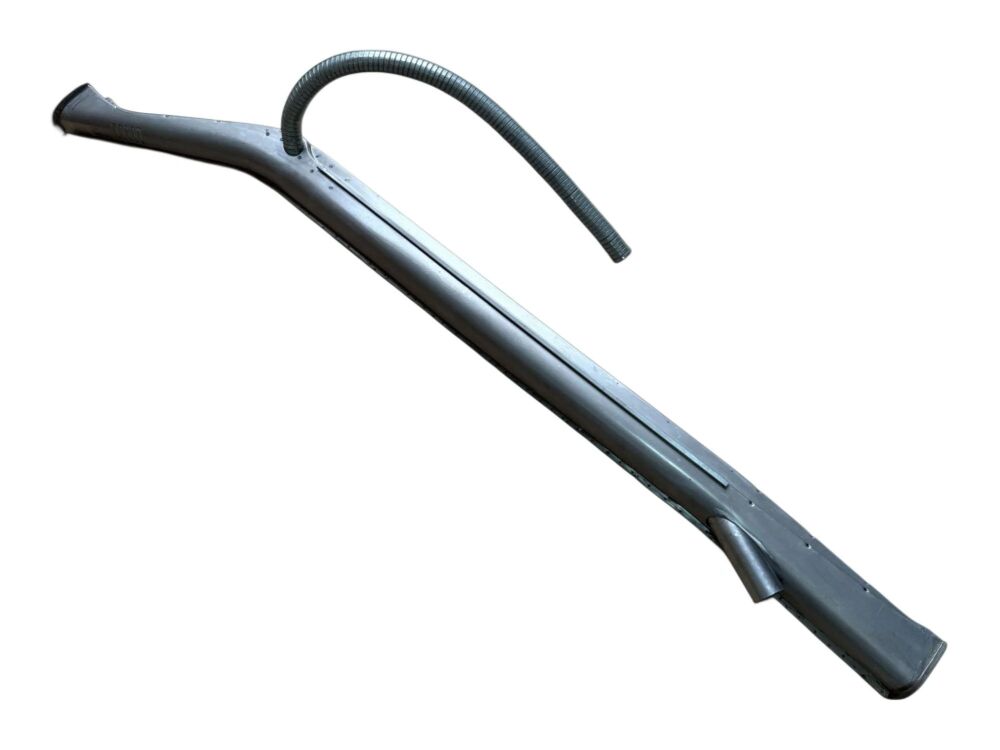 Heater Channel Including Closing Panel, Top Quality DKB 1955-57 Oval Beetle, RIGHT SIDE.   111-801-046B