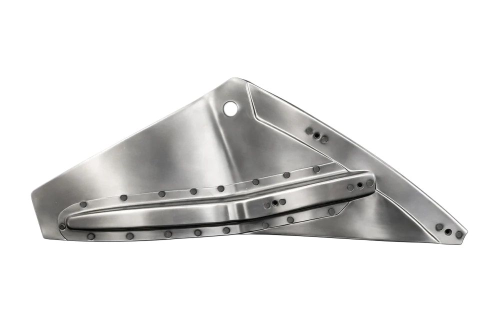 Rear Bumper Support Panel & Inner Quarter Repair, Left 53-60 Oval Beetle, DKB.   111-809-085A