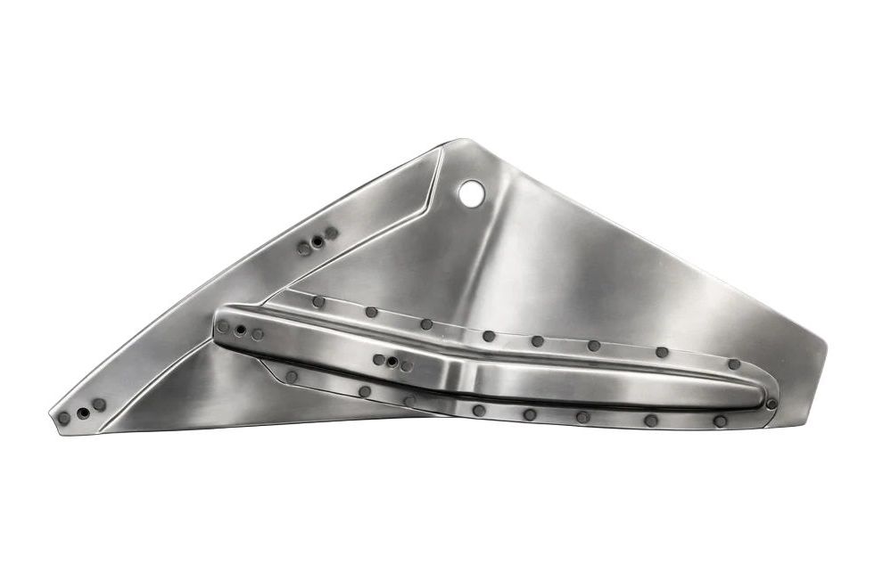 Rear Bumper Support Panel & Inner Quarter Repair, Right 53-60 Oval Beetle, DKB.   111-809-086A